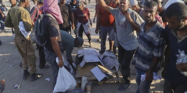 Dozens killed as Palestinians in Gaza scramble for aid from air and land 1 Dozens killed as Palestinians in Gaza scramble for aid from air and land