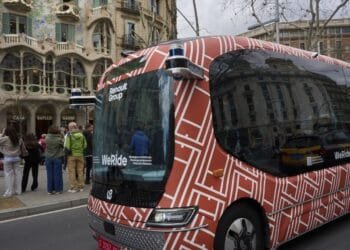 Driverless ‘bus of the future’ is tested in Barcelona