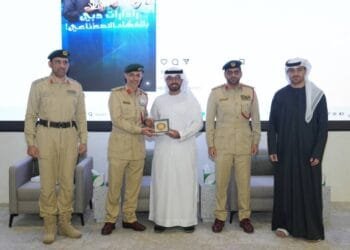 Dubai Police honour two young men for spreading traffic awareness
