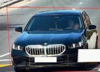 Dubai Police's smart radars detect a motorist holding child on his lap while driving