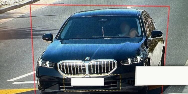 Dubai Police's smart radars detect a motorist holding child on his lap while driving