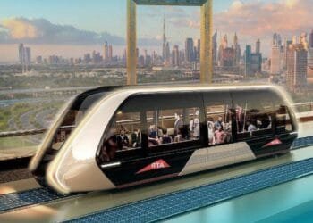 Dubai unveils a new 'Rail Bus' which can carry 40 passengers and runs at a speed of 100 km/h