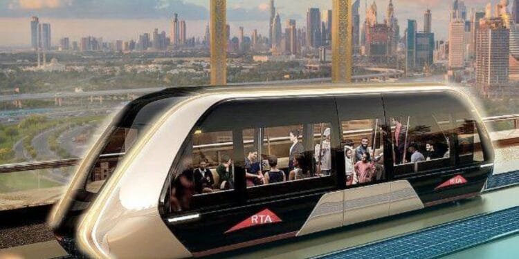 Dubai unveils a new 'Rail Bus' which can carry 40 passengers and runs at a speed of 100 km/h 1 Dubai unveils a new 'Rail Bus' which can carry 40 passengers and runs at a speed of 100 km/h