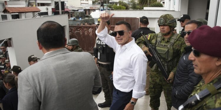 Ecuador’s conservative incumbent and a leftist lawyer advance to presidential runoff