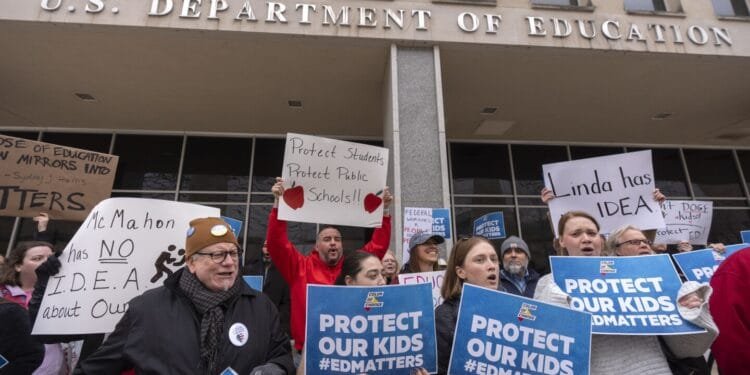 Education Department staff cuts could limit options for families of kids with disabilities 1 Education Department staff cuts could limit options for families of kids with disabilities