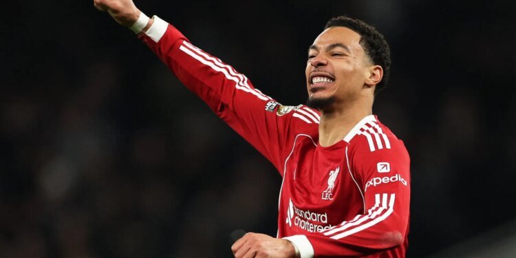 Ekitike and Isak help Liverpool squeeze past nine-man Tottenham