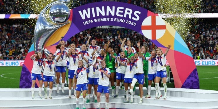 England women down Spain on penalties, retain Euro title