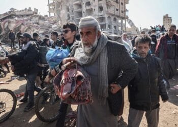 Exhausted Palestinians arrive in Gaza City to no homes, killed family