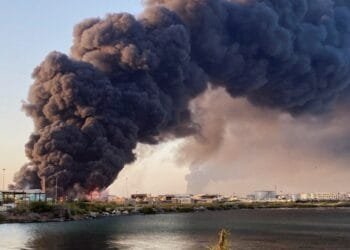 Explosions, huge fire in Sudanese city of Port Sudan