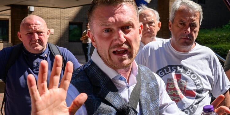 Far-right figure Tommy Robinson arrested for train station assault in UK