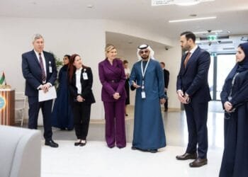 First Lady of Ukraine visits rehab hospital in Abu Dhabi