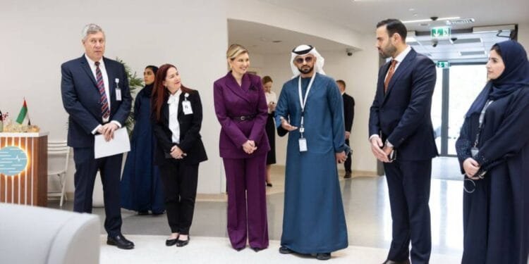 First Lady of Ukraine visits rehab hospital in Abu Dhabi 1 First Lady of Ukraine visits rehab hospital in Abu Dhabi