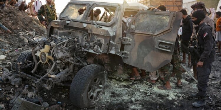 Five killed in ‘treacherous’ attack on military convoy in Yemen