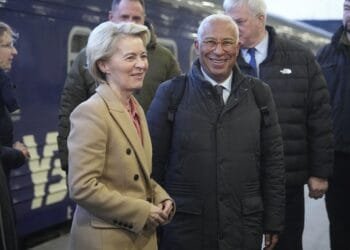 Foreign leaders visit Ukraine to show their support on war’s 3rd anniversary