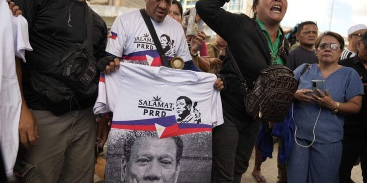 Former President Rodrigo Duterte arrested in the Philippines on an ICC warrant over drug killings