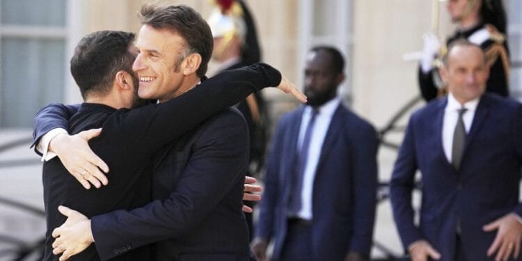 French president says not all European allies agree on a proposed force for Ukraine