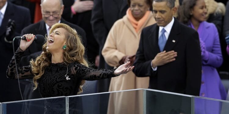 From Beyoncé to Lady Gaga, who else sang the national anthem at presidential inaugurations?