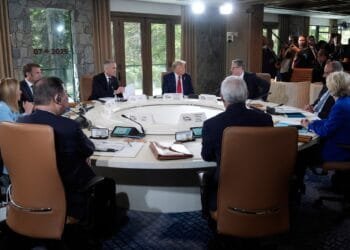 G7 leaders push Trump on trade as talks continue