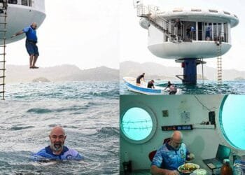 German man sets world record for longest time living underwater