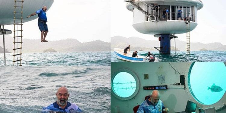 German man sets world record for longest time living underwater 1 German man sets world record for longest time living underwater