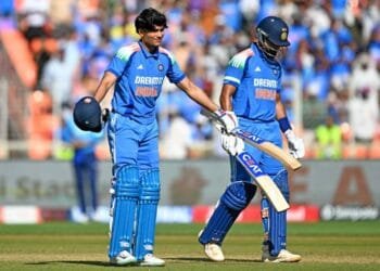 Gill ton helps India to 356 in third England ODI