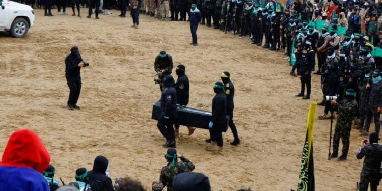 Hamas hands over bodies of four Israeli hostages