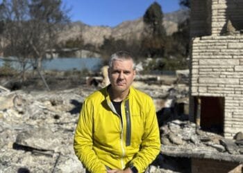 He left his LA-area home to cover the wildfires. But the flames were barreling toward his front door