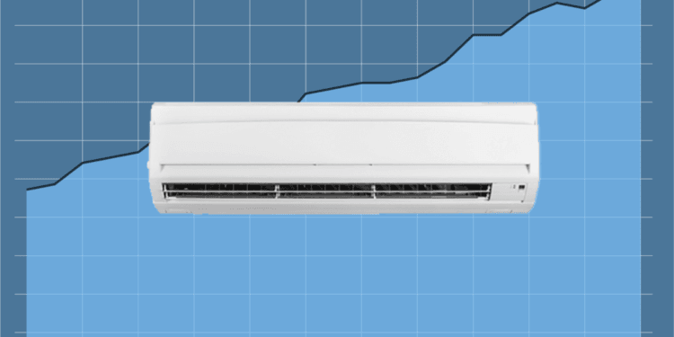 How do air conditioners work, and what is the effect on the environment?