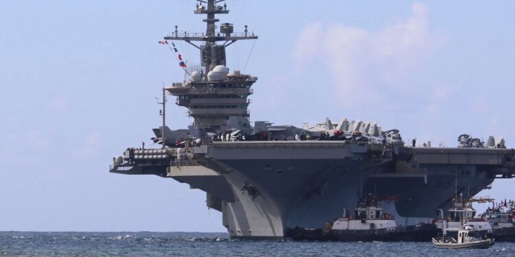 How does US military build-up off Iran compare to the June 2025 strikes?