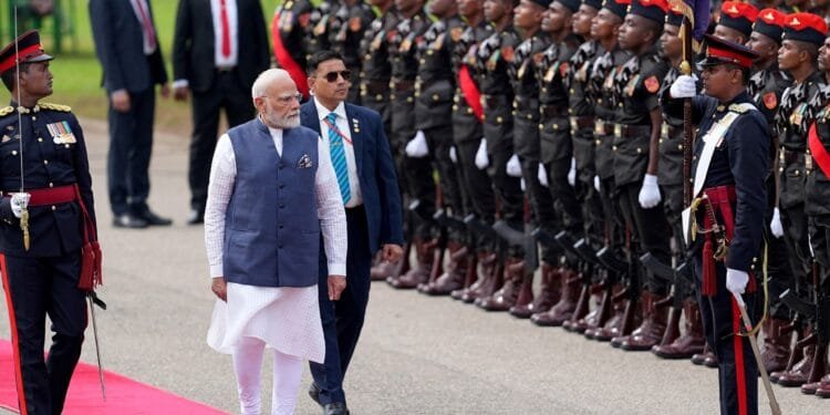 India’s Modi visits Sri Lanka to shore up defence and energy ties