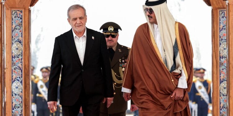 Iran’s Pezeshkian expresses ‘regret’ to the emir of Qatar