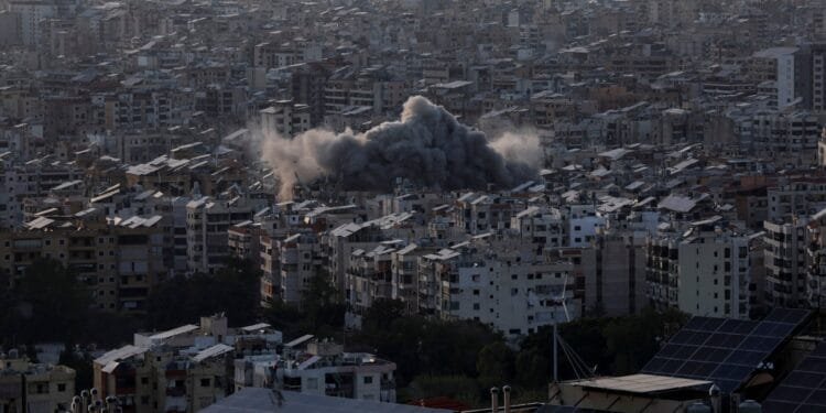 Israel bombs Beirut; President Aoun calls for international pressure