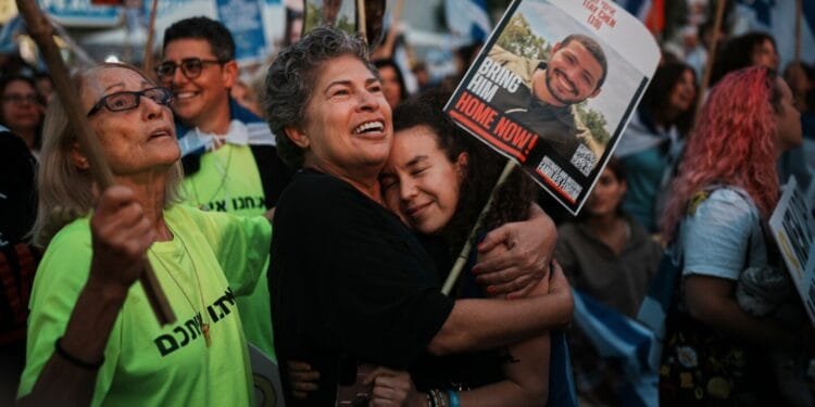 Israel says Hamas hands over the first seven hostages to the Red Cross as part of the Gaza ceasefire