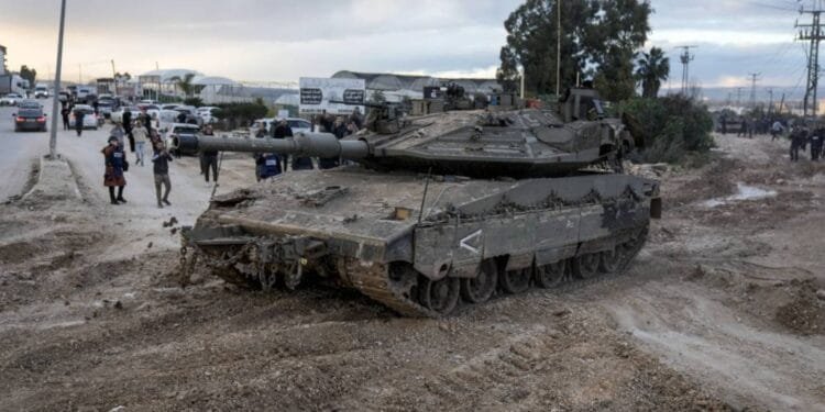 Israel sends tanks into West Bank for first time in decades, says fleeing Palestinians can't return