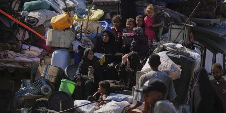 Israeli troops press forward into Gaza City as more Palestinians flee and death toll passes 65,000