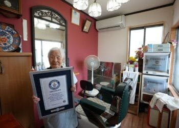 Japanese barber, 108, crowned world’s oldest