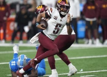 Jayden Daniels and the Commanders stun the top-seeded Lions 45-31 to reach NFC title game