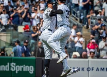 Judge homers 3 times as Yanks go deep on Cortes’ first 3 pitches and hit 9 HRs vs. Brewers