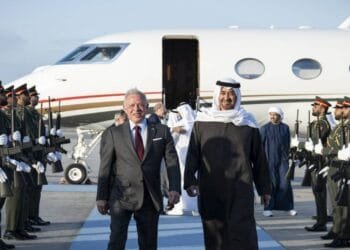 King of Jordan arrives in UAE on fraternal visit, welcomed by UAE President