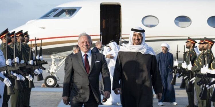 King of Jordan arrives in UAE on fraternal visit, welcomed by UAE President 1 King of Jordan arrives in UAE on fraternal visit, welcomed by UAE President