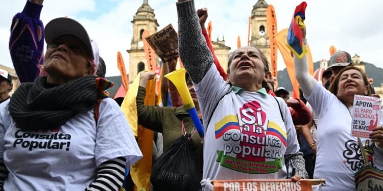 Large protests in Colombia in support of President Petro’s labour reforms 1 Large protests in Colombia in support of President Petro’s labour reforms