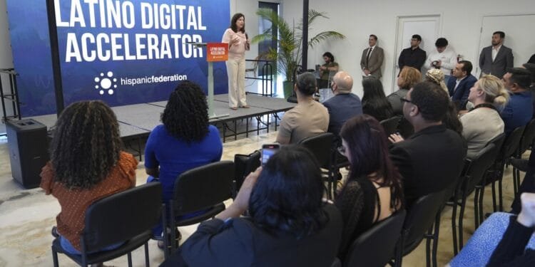 Latino workers working to overcome a technological divide brought on by automation, AI