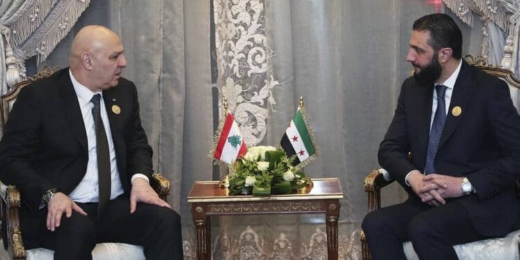 Lebanon, Syria leaders commit to managing border incidents