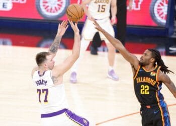 Luka Doncic scores 30 as Lakers win against Thunder