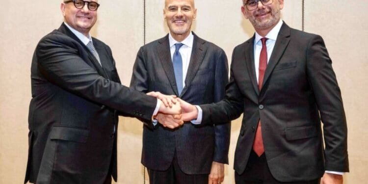 Masdar, Taqa and Eni sign deal to support tripartite initiative 1 Masdar, Taqa and Eni sign deal to support tripartite initiative