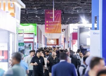 Middle East Energy 2025 lit up