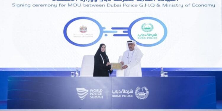 Ministry of Economy, Dubai Police partner to strengthen cooperation 1 Ministry of Economy, Dubai Police partner to strengthen cooperation