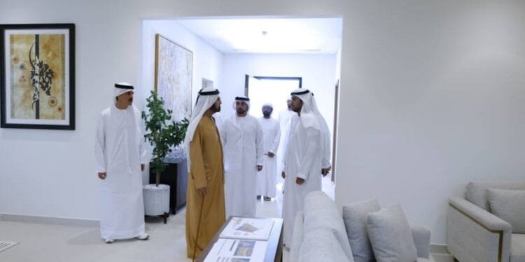 Mohammed Bin Rashid reviews progress of Dhs1.4 billion housing project for Emiratis
