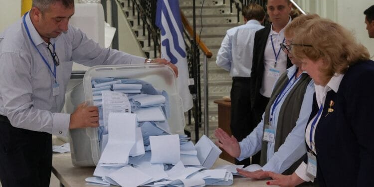 Moldova’s pro-EU party takes lead in election as vote counting under way