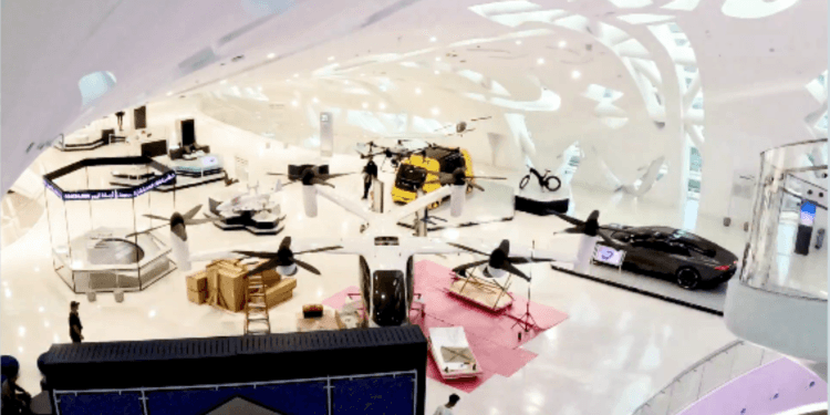 Museum of the Future unveils aerial taxi prototype installation